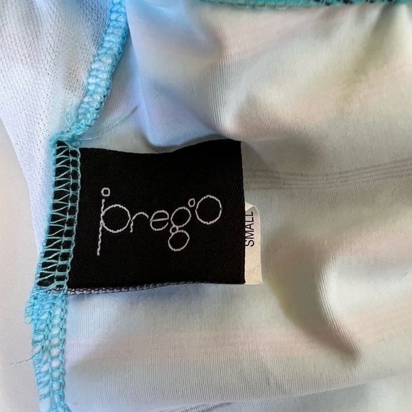 Prego Striped One Piece Maternity Bathing Suit NWT Size Small - Picture 8 of 13